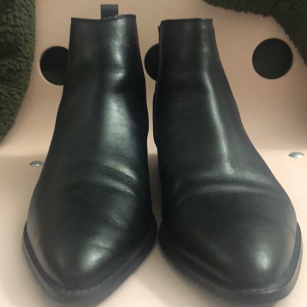 Leather boots